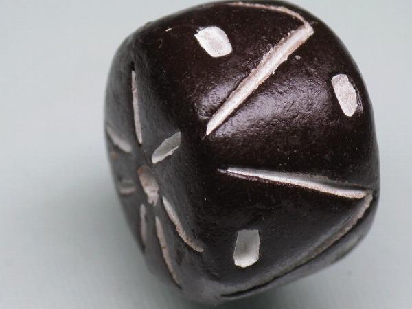 TOKO-BEADS CZ035-24S Clay bead 22mm CZ035-24S インドクレイビーズ 22mm Asian bead & African bead  Handmade,Lampeork,bead,asia,india,ethnic,parts,accessory,beads とんぼ玉,ビーズ,トンボ玉,アジア,インド,エスニック,手作り,パーツ,アクセサリー
