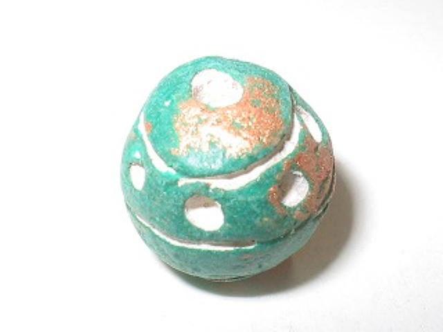 TOKO-BEADS CZ066 Clay bead 14mm CZ066 クレイビーズ 14mm Asian bead & African bead  Handmade,Lampeork,bead,asia,india,ethnic,parts,accessory,beads とんぼ玉,ビーズ,トンボ玉,アジア,インド,エスニック,手作り,パーツ,アクセサリー