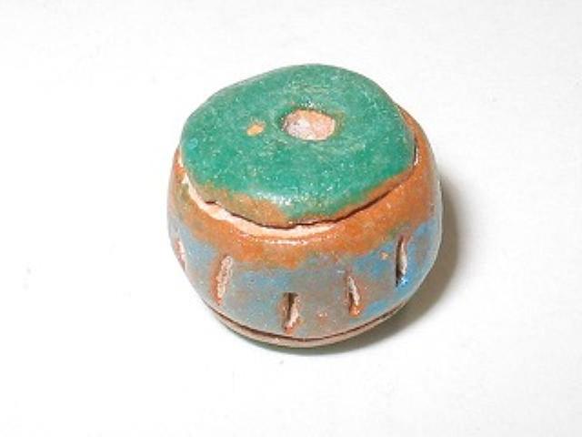 TOKO-BEADS CZ083 Clay bead 14mm CZ083 クレイビーズ 14mm Asian bead & African bead  Handmade,Lampeork,bead,asia,india,ethnic,parts,accessory,beads とんぼ玉,ビーズ,トンボ玉,アジア,インド,エスニック,手作り,パーツ,アクセサリー
