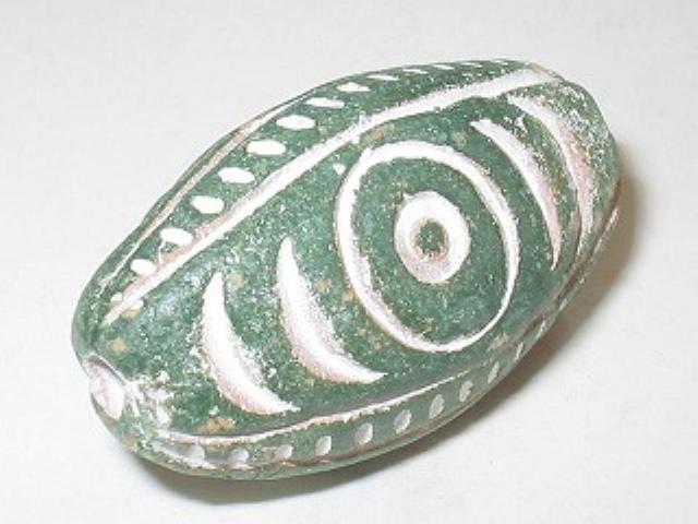TOKO-BEADS CZ123 Clay bead 19mm CZ123 クレイビーズ 19mm Asian bead & African bead  Handmade,Lampeork,bead,asia,india,ethnic,parts,accessory,beads とんぼ玉,ビーズ,トンボ玉,アジア,インド,エスニック,手作り,パーツ,アクセサリー