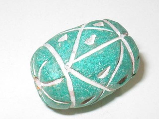 TOKO-BEADS CZ124 Clay bead 18mm CZ124 クレイビーズ 18mm Asian bead & African bead  Handmade,Lampeork,bead,asia,india,ethnic,parts,accessory,beads とんぼ玉,ビーズ,トンボ玉,アジア,インド,エスニック,手作り,パーツ,アクセサリー