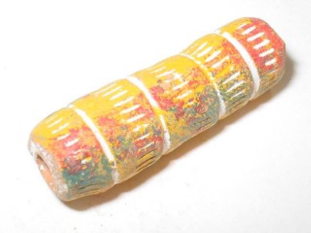 TOKO-BEADS CZ152 Clay bead 12mm CZ152 クレイビーズ 12mm Asian bead & African bead  Handmade,Lampeork,bead,asia,india,ethnic,parts,accessory,beads とんぼ玉,ビーズ,トンボ玉,アジア,インド,エスニック,手作り,パーツ,アクセサリー