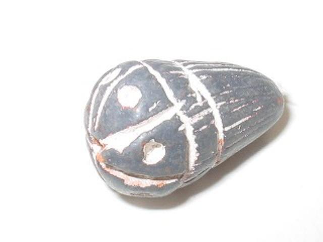 TOKO-BEADS CZ156 Clay bead 13mm CZ156 クレイビーズ 13mm Asian bead & African bead  Handmade,Lampeork,bead,asia,india,ethnic,parts,accessory,beads とんぼ玉,ビーズ,トンボ玉,アジア,インド,エスニック,手作り,パーツ,アクセサリー