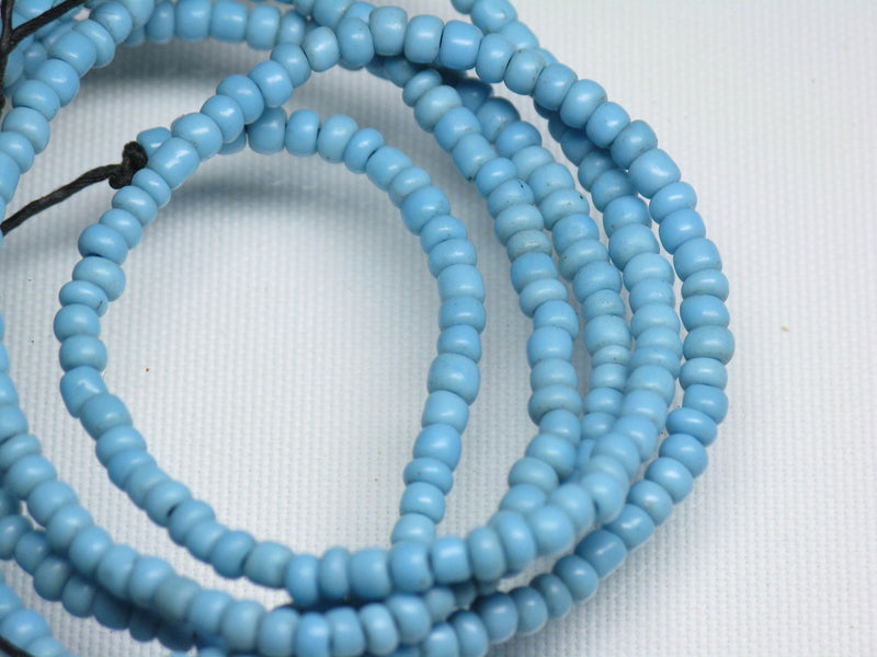 | TOKO-BEADS |DG005-01 アフガンアンティークシードビーズ（連） 3mmとんぼ玉,ビーズ,トンボ玉,アジア,インド,エスニック,手作り,パーツ,アクセサリー