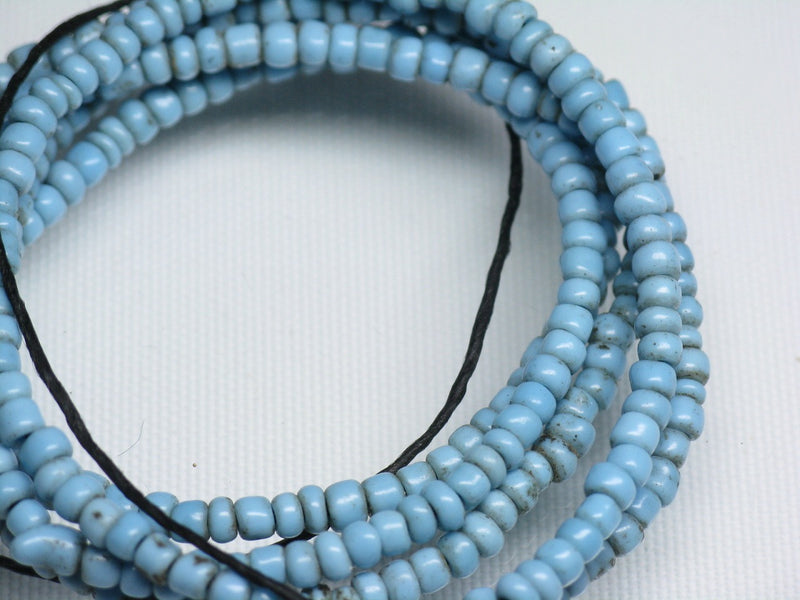 | TOKO-BEADS |DG005-02 アフガンアンティークシードビーズ（連） 3mmとんぼ玉,ビーズ,トンボ玉,アジア,インド,エスニック,手作り,パーツ,アクセサリー