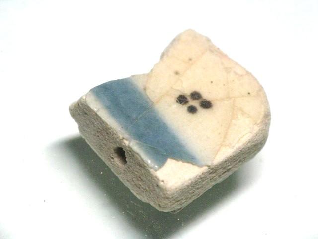 TOKO-BEADS DZ010-80 Old Pottery bead 18mm DZ010-80 古陶片ビーズ 18mm Asian bead & African bead  Handmade,Lampeork,bead,asia,india,ethnic,parts,accessory,beads とんぼ玉,ビーズ,トンボ玉,アジア,インド,エスニック,手作り,パーツ,アクセサリー