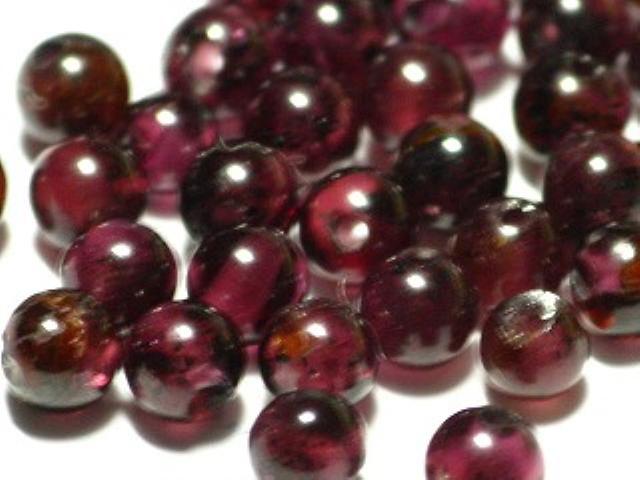 TOKO-BEADS DZ016S-06 Garnet bead 3.5mm DZ016S-06 ガーネットビーズ 3.5mm Asian bead & African bead  Handmade,Lampeork,bead,asia,india,ethnic,parts,accessory,beads とんぼ玉,ビーズ,トンボ玉,アジア,インド,エスニック,手作り,パーツ,アクセサリー
