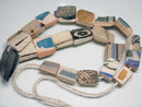 TOKO-BEADS DZ019N-02 Old Pottery bead (strand) 12~22mm DZ019N-02 古陶片ビーズ（連） 12~22mm Asian bead & African bead  Handmade,Lampeork,bead,asia,india,ethnic,parts,accessory,beads とんぼ玉,ビーズ,トンボ玉,アジア,インド,エスニック,手作り,パーツ,アクセサリー
