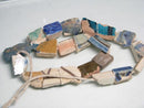 TOKO-BEADS DZ019N-12 Old Pottery bead (strand) 15~30mm DZ019N-12 古陶片ビーズ（連） 15~30mm Asian bead & African bead  Handmade,Lampeork,bead,asia,india,ethnic,parts,accessory,beads とんぼ玉,ビーズ,トンボ玉,アジア,インド,エスニック,手作り,パーツ,アクセサリー
