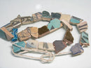TOKO-BEADS DZ019N-15 Old Pottery bead (strand) 15~30mm DZ019N-15 古陶片ビーズ（連） 15~30mm Asian bead & African bead  Handmade,Lampeork,bead,asia,india,ethnic,parts,accessory,beads とんぼ玉,ビーズ,トンボ玉,アジア,インド,エスニック,手作り,パーツ,アクセサリー