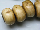TOKO-BEADS EB001-14N Bone bead (strand) 21~23mm EB001-14N ボーンビーズ（連） 21~23mm Asian bead & African bead  Handmade,Lampeork,bead,asia,india,ethnic,parts,accessory,beads とんぼ玉,ビーズ,トンボ玉,アジア,インド,エスニック,手作り,パーツ,アクセサリー