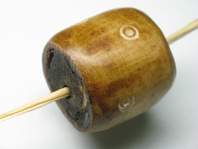 TOKO-BEADS EB051-03 Bone bead 24.5mm EB051-03 大粒ボーンビーズ 24.5mm Asian bead & African bead  Handmade,Lampeork,bead,asia,india,ethnic,parts,accessory,beads とんぼ玉,ビーズ,トンボ玉,アジア,インド,エスニック,手作り,パーツ,アクセサリー