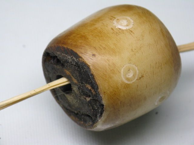 TOKO-BEADS EB051-16 Bone bead 25mm EB051-16 大粒ボーンビーズ 25mm Asian bead & African bead  Handmade,Lampeork,bead,asia,india,ethnic,parts,accessory,beads とんぼ玉,ビーズ,トンボ玉,アジア,インド,エスニック,手作り,パーツ,アクセサリー