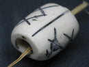 TOKO-BEADS EB055-14 Bone bead 23mm EB055-14 大粒ボーンビーズ 23mm Asian bead & African bead  Handmade,Lampeork,bead,asia,india,ethnic,parts,accessory,beads とんぼ玉,ビーズ,トンボ玉,アジア,インド,エスニック,手作り,パーツ,アクセサリー