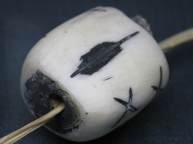 TOKO-BEADS EB055-19 Bone bead 26mm EB055-19 大粒ボーンビーズ 26mm Asian bead & African bead  Handmade,Lampeork,bead,asia,india,ethnic,parts,accessory,beads とんぼ玉,ビーズ,トンボ玉,アジア,インド,エスニック,手作り,パーツ,アクセサリー