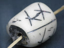 TOKO-BEADS EB055-19 Bone bead 26mm EB055-19 大粒ボーンビーズ 26mm Asian bead & African bead  Handmade,Lampeork,bead,asia,india,ethnic,parts,accessory,beads とんぼ玉,ビーズ,トンボ玉,アジア,インド,エスニック,手作り,パーツ,アクセサリー