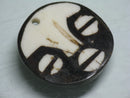 TOKO-BEADS EB202-01 Bone pendant  (Mask/Kenya) 29mm EB202-01 ボーンチャーム（面/ケニア） 29mm Asian bead & African bead  Handmade,Lampeork,bead,asia,india,ethnic,parts,accessory,beads とんぼ玉,ビーズ,トンボ玉,アジア,インド,エスニック,手作り,パーツ,アクセサリー