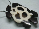 TOKO-BEADS EB203-09 Bone pendant  (Turtle/Kenya) 38mm EB203-09 ボーンチャーム（カメ/ケニア） 38mm Asian bead & African bead  Handmade,Lampeork,bead,asia,india,ethnic,parts,accessory,beads とんぼ玉,ビーズ,トンボ玉,アジア,インド,エスニック,手作り,パーツ,アクセサリー