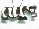 TOKO-BEADS EB211-02 Bone pendant  (Baby Zebra/Kenya) 44mm EB211-02 ボーンチャーム（子シマウマ/ケニア） 44mm Asian bead & African bead  Handmade,Lampeork,bead,asia,india,ethnic,parts,accessory,beads とんぼ玉,ビーズ,トンボ玉,アジア,インド,エスニック,手作り,パーツ,アクセサリー