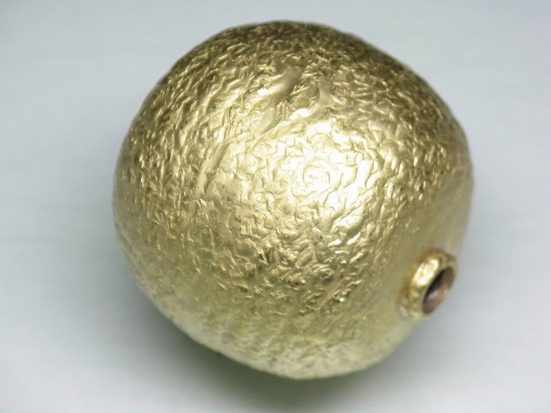 TOKO-BEADS EM001-05 Jumbo Hollow African Metal bead 41mm EM001-05 中空メタルビーズ（大玉）/アフリカ 41mm Asian bead & African bead  Handmade,Lampeork,bead,asia,india,ethnic,parts,accessory,beads とんぼ玉,ビーズ,トンボ玉,アジア,インド,エスニック,手作り,パーツ,アクセサリー