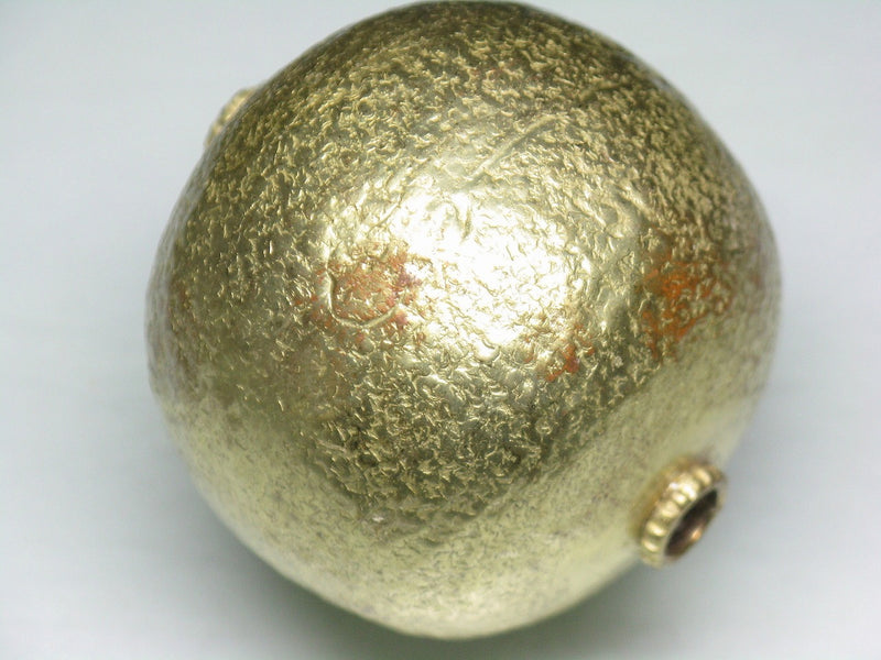 TOKO-BEADS EM001-06 Jumbo Hollow African Metal bead 46mm EM001-06 中空メタルビーズ（大玉）/アフリカ 46mm Asian bead & African bead  Handmade,Lampeork,bead,asia,india,ethnic,parts,accessory,beads とんぼ玉,ビーズ,トンボ玉,アジア,インド,エスニック,手作り,パーツ,アクセサリー