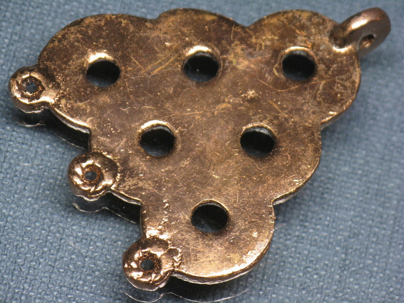 TOKO-BEADS EM002-09 Baule metal pendant 54mm EM002-09 バウレ族メタルペンダント 54mm Asian bead & African bead  Handmade,Lampeork,bead,asia,india,ethnic,parts,accessory,beads とんぼ玉,ビーズ,トンボ玉,アジア,インド,エスニック,手作り,パーツ,アクセサリー