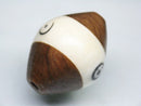 TOKO-BEADS EW001-01S African Wooden bead 22mm EW001-01S ボーンアンドウッドビーズ 22mm Asian bead & African bead  Handmade,Lampeork,bead,asia,india,ethnic,parts,accessory,beads とんぼ玉,ビーズ,トンボ玉,アジア,インド,エスニック,手作り,パーツ,アクセサリー