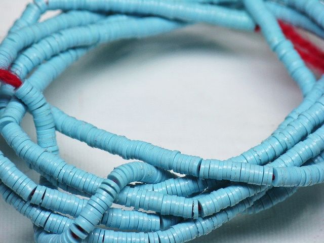 TOKO-BEADS EZ001N-05 Vinyl Record bead (strand) 3mm EZ001N-05 ビニールレコードビーズ（連） 3mm Asian bead & African bead  Handmade,Lampeork,bead,asia,india,ethnic,parts,accessory,beads とんぼ玉,ビーズ,トンボ玉,アジア,インド,エスニック,手作り,パーツ,アクセサリー