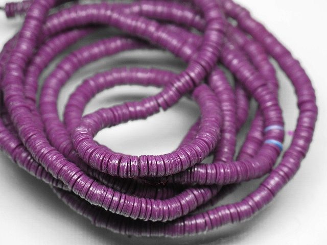 TOKO-BEADS EZ001N-10 Vinyl Record bead (strand) 3mm EZ001N-10 ビニールレコードビーズ（連） 3mm Asian bead & African bead  Handmade,Lampeork,bead,asia,india,ethnic,parts,accessory,beads とんぼ玉,ビーズ,トンボ玉,アジア,インド,エスニック,手作り,パーツ,アクセサリー