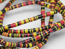 TOKO-BEADS EZ001N-18 Vinyl Record bead (strand) 3mm EZ001N-18 ビニールレコードビーズ（連） 3mm Asian bead & African bead  Handmade,Lampeork,bead,asia,india,ethnic,parts,accessory,beads とんぼ玉,ビーズ,トンボ玉,アジア,インド,エスニック,手作り,パーツ,アクセサリー