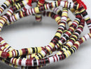 TOKO-BEADS EZ001N-19 Vinyl Record bead (strand) 3mm EZ001N-19 ビニールレコードビーズ（連） 3mm Asian bead & African bead  Handmade,Lampeork,bead,asia,india,ethnic,parts,accessory,beads とんぼ玉,ビーズ,トンボ玉,アジア,インド,エスニック,手作り,パーツ,アクセサリー