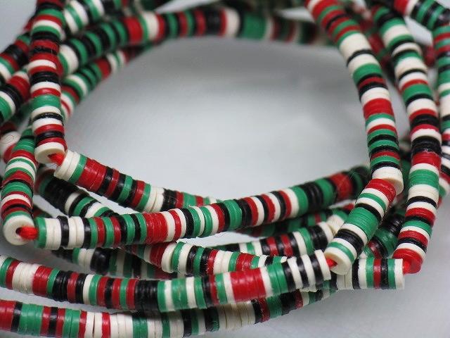 TOKO-BEADS EZ001N-21 Vinyl Record bead (strand) 3mm EZ001N-21 ビニールレコードビーズ（連） 3mm Asian bead & African bead  Handmade,Lampeork,bead,asia,india,ethnic,parts,accessory,beads とんぼ玉,ビーズ,トンボ玉,アジア,インド,エスニック,手作り,パーツ,アクセサリー