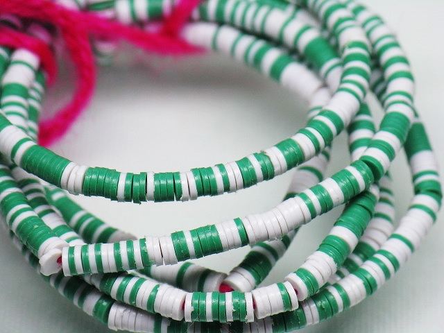 TOKO-BEADS EZ001N-22 Vinyl Record bead (strand) 3mm EZ001N-22 ビニールレコードビーズ（連） 3mm Asian bead & African bead  Handmade,Lampeork,bead,asia,india,ethnic,parts,accessory,beads とんぼ玉,ビーズ,トンボ玉,アジア,インド,エスニック,手作り,パーツ,アクセサリー
