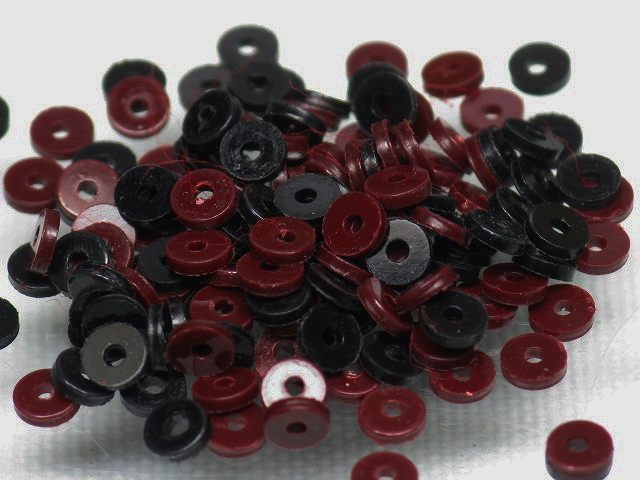 TOKO-BEADS EZ001P-20 Vinyl Record bead (1g) 3mm EZ001P-20 ビニールレコードビーズ（1gパック） 3mm Asian bead & African bead  Handmade,Lampeork,bead,asia,india,ethnic,parts,accessory,beads とんぼ玉,ビーズ,トンボ玉,アジア,インド,エスニック,手作り,パーツ,アクセサリー