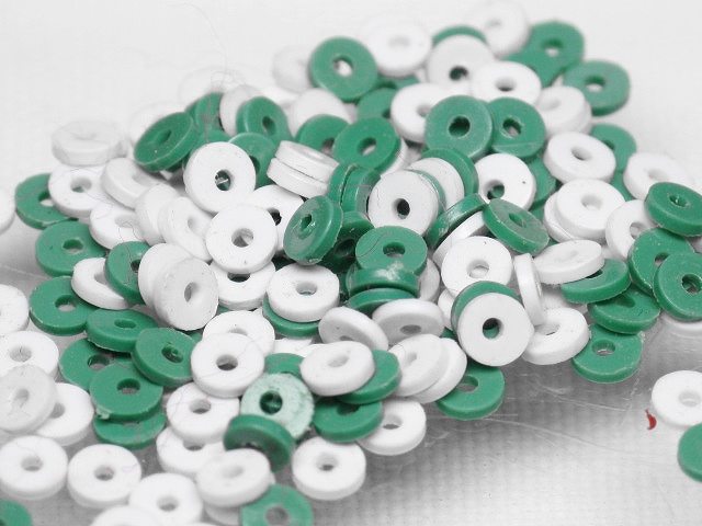 | TOKO-BEADS |EZ001P-22 ビニールレコードビーズ（1gパック） 3mmとんぼ玉,ビーズ,トンボ玉,アジア,インド,エスニック,手作り,パーツ,アクセサリー