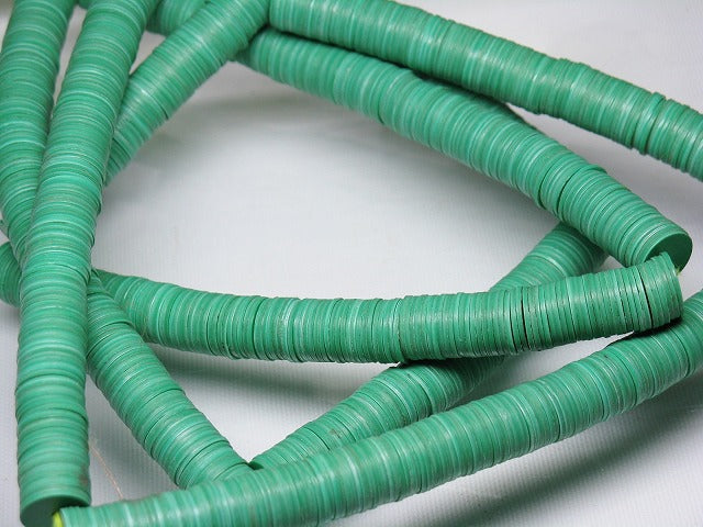TOKO-BEADS EZ002N-02 Vinyl Record bead (strand) 8mm EZ002N-02 ビニールレコードビーズ（連） 8mm Asian bead & African bead  Handmade,Lampeork,bead,asia,india,ethnic,parts,accessory,beads とんぼ玉,ビーズ,トンボ玉,アジア,インド,エスニック,手作り,パーツ,アクセサリー