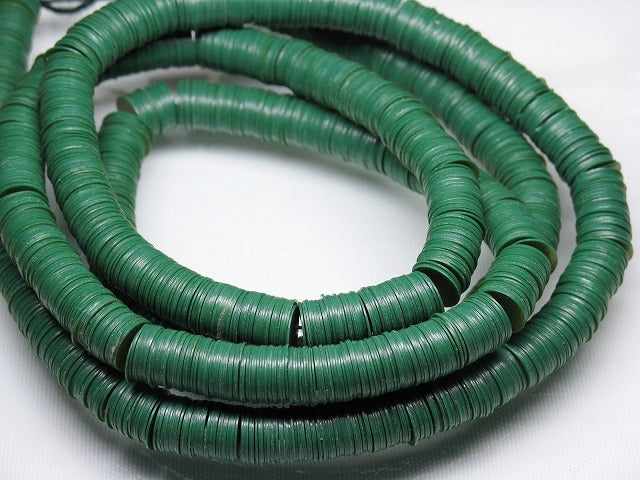 TOKO-BEADS EZ002N-03 Vinyl Record bead (strand) 8mm EZ002N-03 ビニールレコードビーズ（連） 8mm Asian bead & African bead  Handmade,Lampeork,bead,asia,india,ethnic,parts,accessory,beads とんぼ玉,ビーズ,トンボ玉,アジア,インド,エスニック,手作り,パーツ,アクセサリー