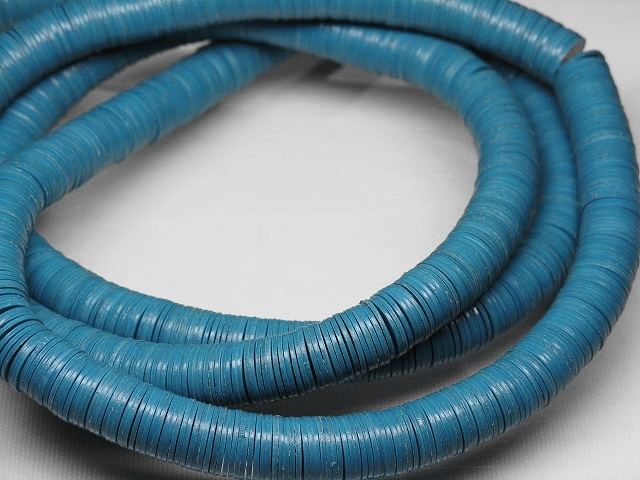 TOKO-BEADS EZ002N-06 Vinyl Record bead (strand) 8mm EZ002N-06 ビニールレコードビーズ（連） 8mm Asian bead & African bead  Handmade,Lampeork,bead,asia,india,ethnic,parts,accessory,beads とんぼ玉,ビーズ,トンボ玉,アジア,インド,エスニック,手作り,パーツ,アクセサリー
