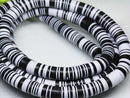 TOKO-BEADS EZ002N-17 Vinyl Record bead (strand) 8mm EZ002N-17 ビニールレコードビーズ（連） 8mm Asian bead & African bead  Handmade,Lampeork,bead,asia,india,ethnic,parts,accessory,beads とんぼ玉,ビーズ,トンボ玉,アジア,インド,エスニック,手作り,パーツ,アクセサリー