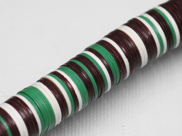TOKO-BEADS EZ002N-19 Vinyl Record bead (strand) 8mm EZ002N-19 ビニールレコードビーズ（連） 8mm Asian bead & African bead  Handmade,Lampeork,bead,asia,india,ethnic,parts,accessory,beads とんぼ玉,ビーズ,トンボ玉,アジア,インド,エスニック,手作り,パーツ,アクセサリー