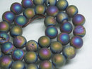 TOKO-BEADS EZ012-01N Druzy Agate bead(Strand) 10mm EZ012-01N ドゥルージーアゲートビーズ（連） 10mm Asian bead & African bead  Handmade,Lampeork,bead,asia,india,ethnic,parts,accessory,beads とんぼ玉,ビーズ,トンボ玉,アジア,インド,エスニック,手作り,パーツ,アクセサリー