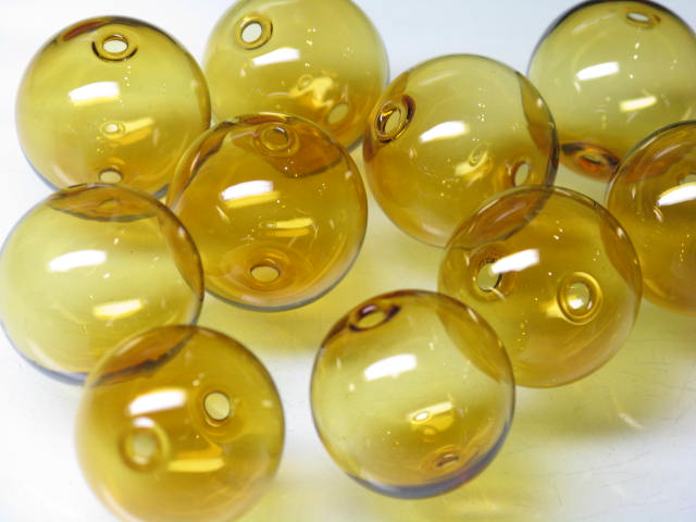 TOKO-BEADS HG001P-46  Hollow glass bead (10pcs) 19~21mm HG001P-46 シャボン玉ビーズ（10個パック） 19~21mm Asian bead & African bead  Handmade,Lampeork,bead,asia,india,ethnic,parts,accessory,beads とんぼ玉,ビーズ,トンボ玉,アジア,インド,エスニック,手作り,パーツ,アクセサリー