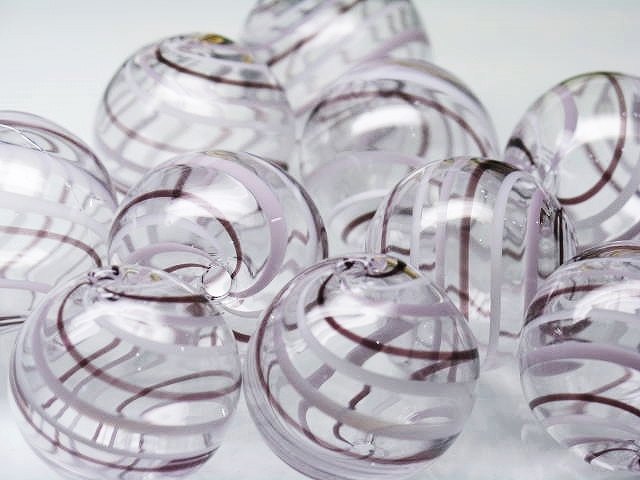 | TOKO-BEADS |HG005P-03 シャボン玉ビーズ（10個パック） 24~26mmとんぼ玉,ビーズ,トンボ玉,アジア,インド,エスニック,手作り,パーツ,アクセサリー