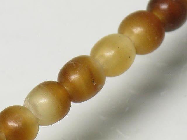 TOKO-BEADS HR010-03 Horn bead (strand) 3.5mm HR010-03 ホーンビーズ（連） 3.5mm Asian bead & African bead  Handmade,Lampeork,bead,asia,india,ethnic,parts,accessory,beads とんぼ玉,ビーズ,トンボ玉,アジア,インド,エスニック,手作り,パーツ,アクセサリー