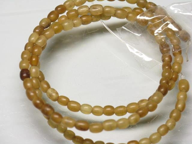 | TOKO-BEADS |HR010-05 ホーンビーズ（連） 3mmとんぼ玉,ビーズ,トンボ玉,アジア,インド,エスニック,手作り,パーツ,アクセサリー