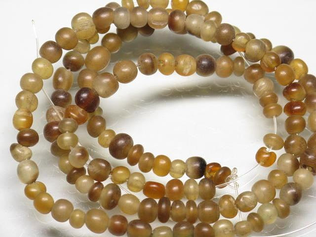 | TOKO-BEADS |HR010-09 ホーンビーズ（連） 2.5mmとんぼ玉,ビーズ,トンボ玉,アジア,インド,エスニック,手作り,パーツ,アクセサリー