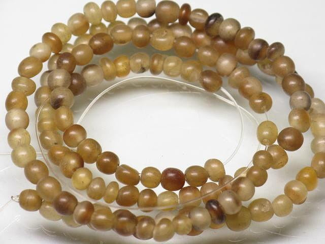 | TOKO-BEADS |HR010-14 ホーンビーズ（連） 3.5mmとんぼ玉,ビーズ,トンボ玉,アジア,インド,エスニック,手作り,パーツ,アクセサリー