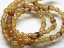 TOKO-BEADS HR010-38 Horn bead (strand) 4.5~5.5mm HR010-38 ホーンビーズ（連） 4.5~5.5mm Asian bead & African bead  Handmade,Lampeork,bead,asia,india,ethnic,parts,accessory,beads とんぼ玉,ビーズ,トンボ玉,アジア,インド,エスニック,手作り,パーツ,アクセサリー
