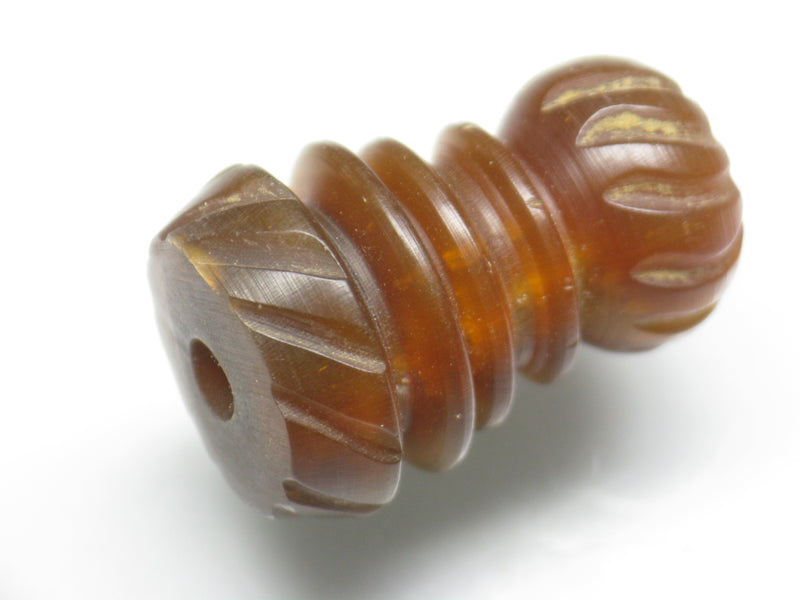 TOKO-BEADS HR101-38 Horn bead 17mm HR101-38 ホーンビーズ 17mm Asian bead & African bead  Handmade,Lampeork,bead,asia,india,ethnic,parts,accessory,beads とんぼ玉,ビーズ,トンボ玉,アジア,インド,エスニック,手作り,パーツ,アクセサリー