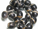 TOKO-BEADS HR101-05N Horn bead (strand) 17mm HR101-05N ホーンビーズ（連） 17mm Asian bead & African bead  Handmade,Lampeork,bead,asia,india,ethnic,parts,accessory,beads とんぼ玉,ビーズ,トンボ玉,アジア,インド,エスニック,手作り,パーツ,アクセサリー